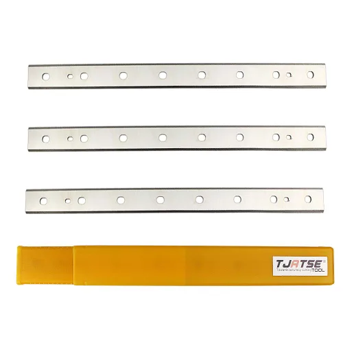 Miniatura 7 de TJATSE Cuchillos cepilladores de repuesto HSS de 13 pulgadas mejorados para DeWalt DW735 DW7352 735X, cuchillas cepilladoras de grosor de doble