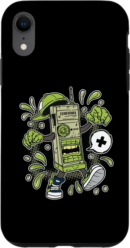 Miniatura 24 de Diseño de WalkieTalkie de dibujos animados para iPhone 16 para niños en estuche de estilo cómico