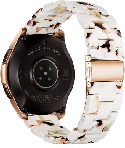 Miniatura 8 de Correa de resina compatible con Samsung Galaxy Watch 7/FE/6/5/4 1.732 in/1.575 in, Classic 6 1.850 in/1.693 in, 5 Pro 1.772 in, 4 Classic 1.811