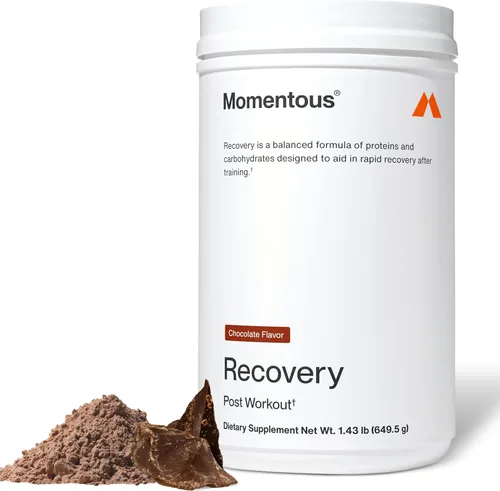 Momentous Recovery Proteína de suero de vacas alimentadas a pasto en polvo - 20 g de proteína aislada de suero post-entrenamiento - Certificado NSF