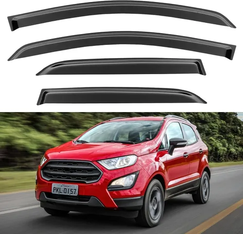 Miniatura 245 de YQAUTEC Viseras de Ventana Protectores de Lluvia para Honda Civic 2022 2023 2024 2025 2026, Deflectores de Viento de Ventilación de Ventana Fuera
