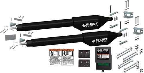 Miniatura 2 de Ghost Controls Kit de abridor automático de puertas para puertas batientes de entrada montadas en columna y decorativas con control remoto