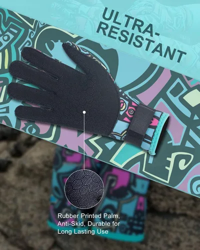 Miniatura 4 de XUKER Guantes de neopreno para mujeres y hombres, guantes de buceo de 0.118 pulgadas para mantener el calor para buceo, buceo, kayak, esnórquel