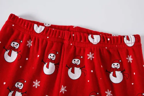 Miniatura 5 de Babyroom Pijama de algodón a juego de 4 piezas para niñas pequeñas y muñecas a juego