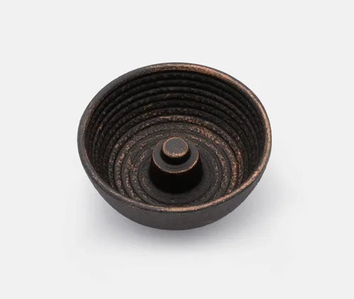 Miniatura 2 de Fuente de hierro fundido negro Incienso Stick Holder Burner - zen minded