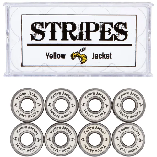 Miniatura 19 de Yellow Jacket - Rodamientos premium para patineta y longboard, profesionales, 608, ABEC 9, naranja tropical (paquete de 8)