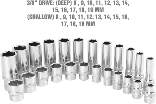Miniatura 4 de OEMTOOLS 22963 Juego de llaves métricas de 24 piezas