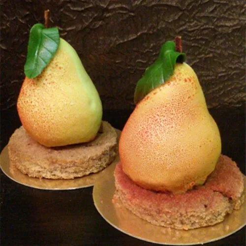 Miniatura 3 de Moldes de silicona en forma de pera, herramientas de decoración de pasteles, utensilios para hornear, mousse de postre francés, molde para hornear