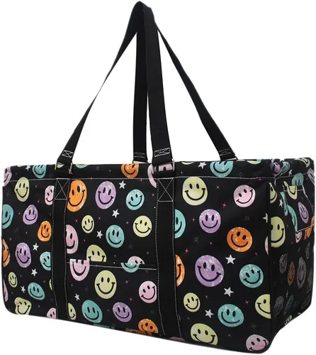 Miniatura 85 de NGIL Bolsa de comestibles reutilizable extra grande plegable de gran tamaño para comestibles, almacenamiento, picnic, playa, Flecha-negro