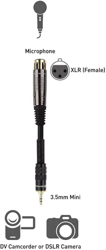 Miniatura 9 de Cable Matters 1 cable XLR de 0.138 in a XLR - Cable 2 desequilibrado de 0.138 in a XLR - 6 pies