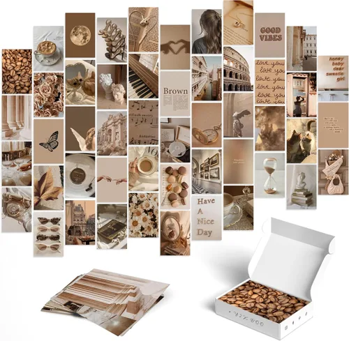 Miniatura 49 de Y2K BOO Kit de Collage de Pared Dark Academia - 50 Fotos Clásicas y Misteriosas de 4"x6" para Decoración de Dormitorio, Regalo para Chicas