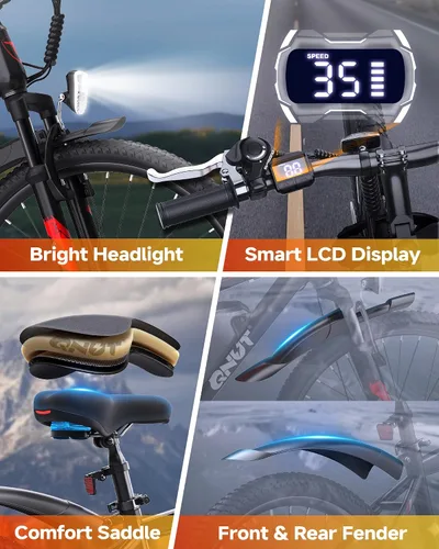 Miniatura 6 de Totem Bicicleta Eléctrica para Adultos, 750W Pico 26" Bicicleta Eléctrica para Hombres Mujeres Adolescentes con Batería 375WH, 21 Velocidades 20Mph