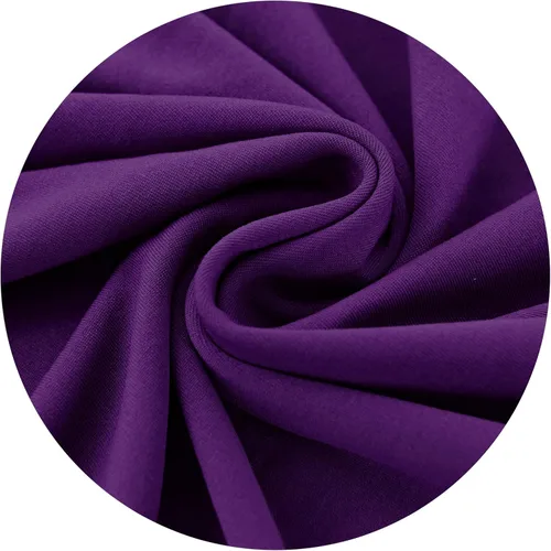 Miniatura 9 de Fundas Separadas Super Estirativas para Silla de Oficina - Funda Universal de Licra para Silla de Computadora - Cubiertas Lavables de Respaldo Morado