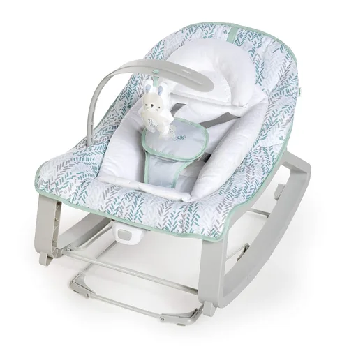 Miniatura 13 de Ingenuity Keep Cozy 3 en 1 Grow with Me - Asiento vibratorio para bebé y balancín de bebé a niño pequeño, 0-30 meses hasta 40 libras (Linden)