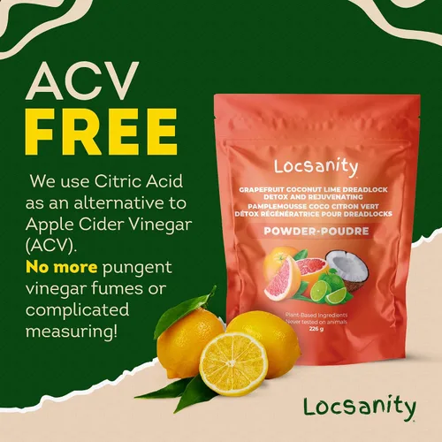 Miniatura 3 de Locsanity Detox para el cuero cabelludo de rastas - Polvo de limpieza profunda para rastas, acondicionador limpiador - Limpiador natural
