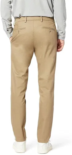 Miniatura 2 de Dockers - Pantalones Signature Lux elásticos de algodón para hombre, color caqui