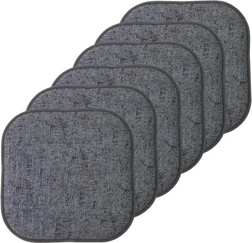 Miniatura 46 de Sweet Home Collection Cojines de espuma viscoelástica para silla, antideslizantes, diseño de panal de abeja, 16 x 16 pulgadas, paquete de 2