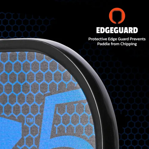 Miniatura 3 de Onix - Pala de pickleball de fibra de carbono Graphite MOD Z5, con agarre cómodo acolchado ONIX Graphite Z5 - Azul