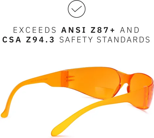 Miniatura 4 de Gafas de Seguridad de Lectura Bifocales Gamma Ray