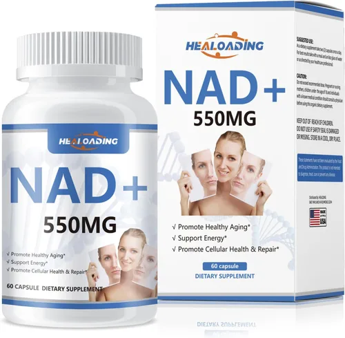 Suplemento NAD liposomal para mujeres: Suplemento NAD+ con Resveratrol 550MG Apoyo Reparación Celular Apoyo Energía y Envejecimiento Saludable