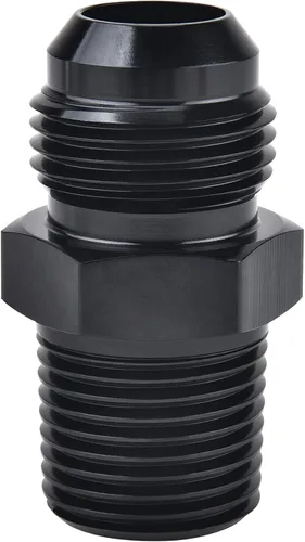 Miniatura 23 de EVIL ENERGY Adaptador de ajuste de 6AN a 3/8" NPT macho de 90 grados, aluminio