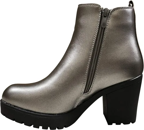 Miniatura 4 de Club-01 - Botines con tacón para mujer, fácil de poner., 9