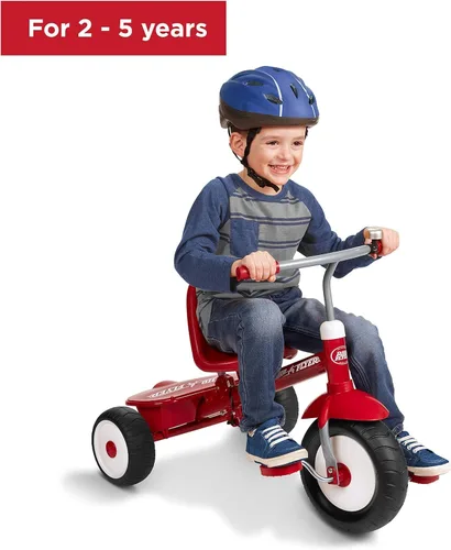 Miniatura 11 de Radio Flyer Deluxe Steer & Stroll Trike, Sencillo, Rosado