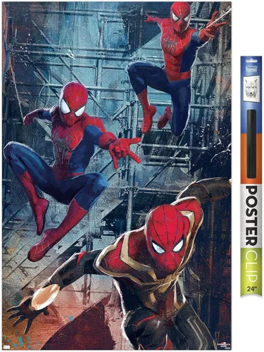 Miniatura 14 de Trends International Marvel Spider-Man: No Way Home - Póster de pared de trío, 14.725 x 22.375 pulgadas, versión premium sin marco