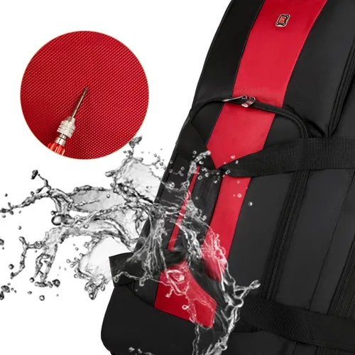 Miniatura 8 de yotefe Softside - Equipaje expandible con ruedas giratorias y bolsillo para teléfono, 30 pulgadas, Negro Azul, Equipaje extensible Softside