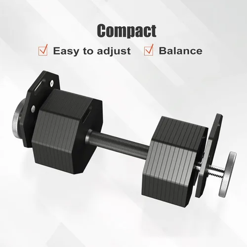 Miniatura 3 de Adjustable Dumbbell Weight Plates, Each 5lb Durable Versatile