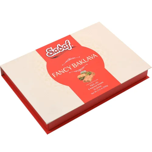 Miniatura 3 de Sadaf Fancy Baklava - Pastelería dulce de Baklava - Tasty Snack - Delicia del Medio Oriente - Caja de regalo de despensa - Kosher - 6 dulces