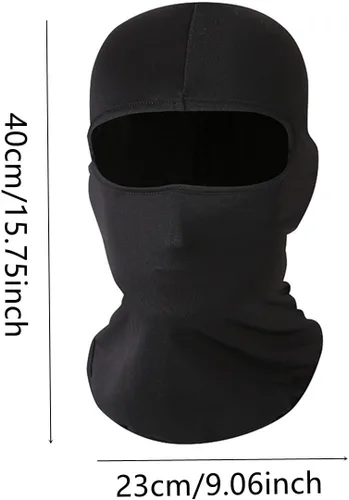 Miniatura 4 de Pasamontañas fino, máscara de cara completa, resistente al viento, protección solar UV, capucha para mujeres y hombres