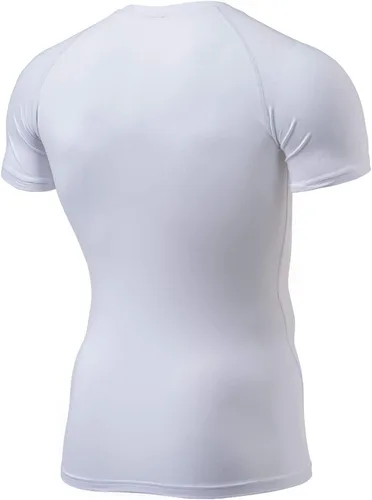 Miniatura 7 de TSLA Camisas térmicas de compresión de manga corta para hombre, camiseta deportiva deportiva atlética, camiseta para correr con equipo de invierno