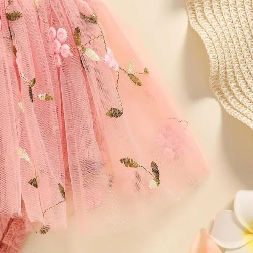 Miniatura 54 de GRNSHTS Traje de bebé niña 1er cumpleaños traje acanalado tul mameluco princesa pastel Smash sesión de fotos ropa + diadema