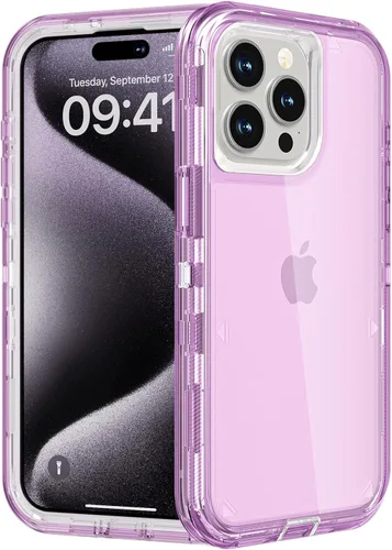 Miniatura 75 de Follaroma para iPhone 11, Funda Resistente a Prueba de Golpes, Protección Anti-Caída, Funda Protectora Transparente de Doble Capa Compatible