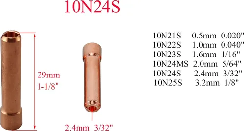 Miniatura 2 de TIG antorchas de soldadura, boquillas de lente de gas gruesas, boquillas de alúmina, juego de tapa trasera para SR WP 17 18 26 Series, 16