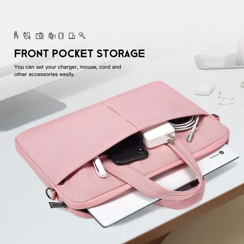 Miniatura 3 de Funda para portátil de 14 pulgadas con asa para HP Chromebook/EliteBook/Stream, MacBook Air 15.3 M4, Lenovo IdeaPad Flex 5, Surface Laptop 7/6