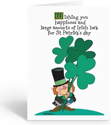 Miniatura 5 de Stonehouse Collection Tarjetas del Día de San Patricio - Beer Swim - 12 divertidas tarjetas y sobres del día de San Patricio - Hecho en Estados