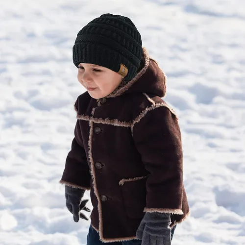 Miniatura 5 de Durio - Suave y cálido gorro tejido de punto para bebés Gorros de invierno para niños y niñas