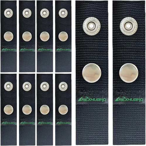 Miniatura 9 de Extensor de Broche para Cubierta de Barco - Extensor de Broche de Nylon Duradero para Correas de Barco Cubierta de Capó Lona Encogimiento 10PCS - 1