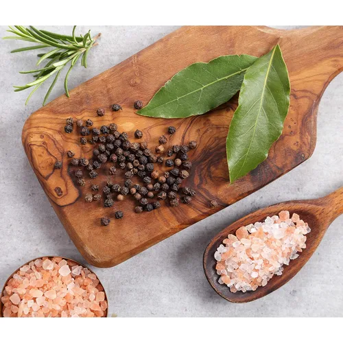 Miniatura 2 de Cerez Pazari - Granos de pimienta negra entera de 12 onzas y sal rosa del Himalaya de grano grueso, 2 libras, condimentos naturales de calidad