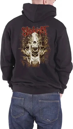 Miniatura 2 de Ripleys Clothing Sudadera con capucha oficial Slipknot para hombre con logotipo de dientes de calavera
