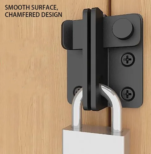 Miniatura 5 de Cerradura de puerta corrediza de granero, pestillos de puerta de acero inoxidable, pestillo de seguridad para gabinete de vino, baño, exterior