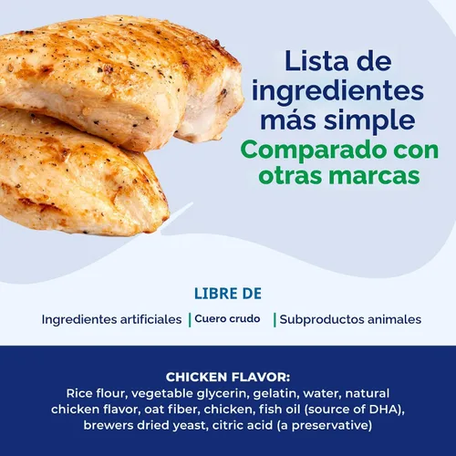 Miniatura 8 de N-Bone Paquete variado de palitos de dentición para cachorros, sabor a pollo, calabaza y mantequilla de maní, total de 3 bolsas, 11.22 onzas