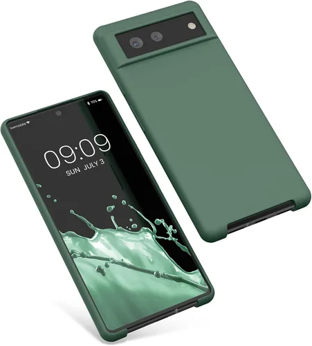 Miniatura 224 de kwmobile Funda Compatible con Google Pixel 6 Pro - Funda de teléfono de silicona TPU con acabado suave - Azul Arrecife