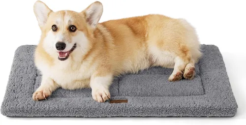 Miniatura 23 de Bedsure Cama Lavable para Jaula de Perro para Perros Pequeños, Alfombra de Espuma Suave para Suelo de Mascotas, Almohadilla Versátil y Ligera