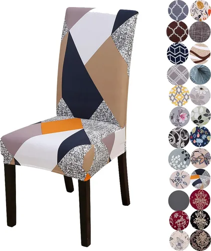 Miniatura 45 de Fundas elásticas para sillas de comedor, con protección contra mascotas, fiestas, de ajuste universal, hechas de suave poliéster Mariposas