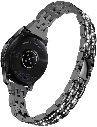 Miniatura 2 de Correa compatible con Samsung Galaxy Watch 6/6 Classic/Galaxy Watch 5/5 Pro / 4/4 Classic/Active 2, correa de repuesto de metal de acero