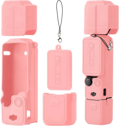Miniatura 9 de Funda de silicona para osmo Pocket 3 Funda protectora para DJI Pocket 3 Protector de lente resistente a los arañazos Funda compatible con DJI OSMO