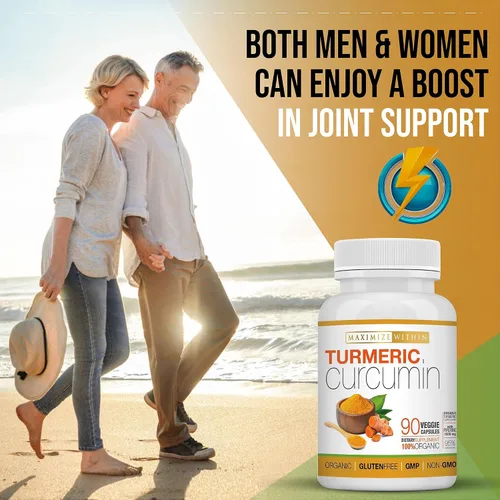 Miniatura 5 de Curcumina de cúrcuma con piperina 1500 mg, 90